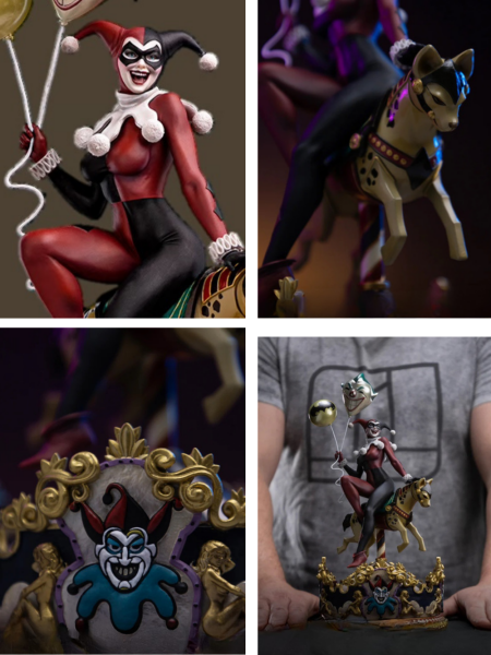 DC Comics - Harley Quinn Unleashed 1/10 Art Scale Limited Edition Heykel