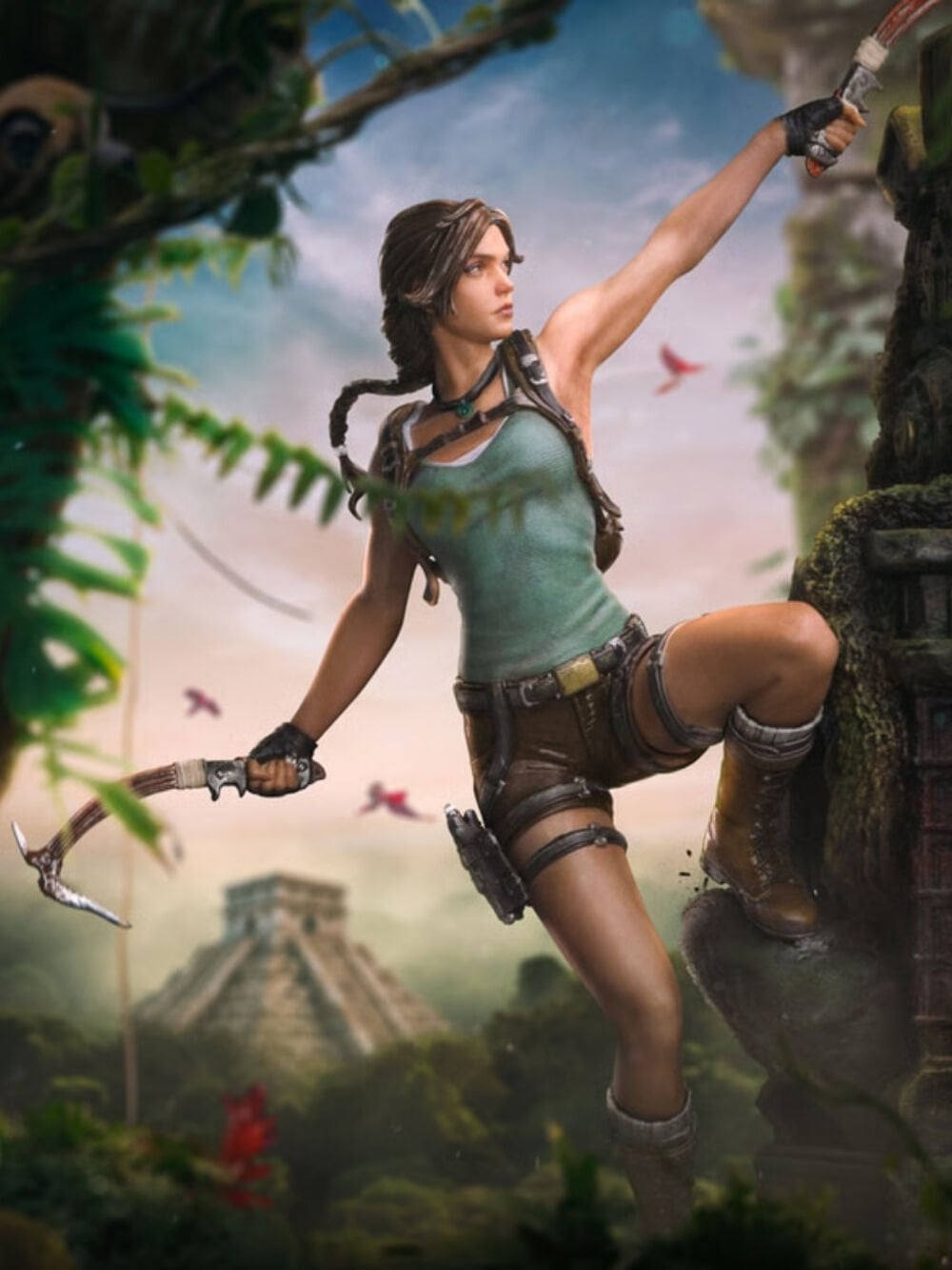 Tomb Raider - Lara Croft Deluxe  1/10 Art Scale Limited Edition Heykel