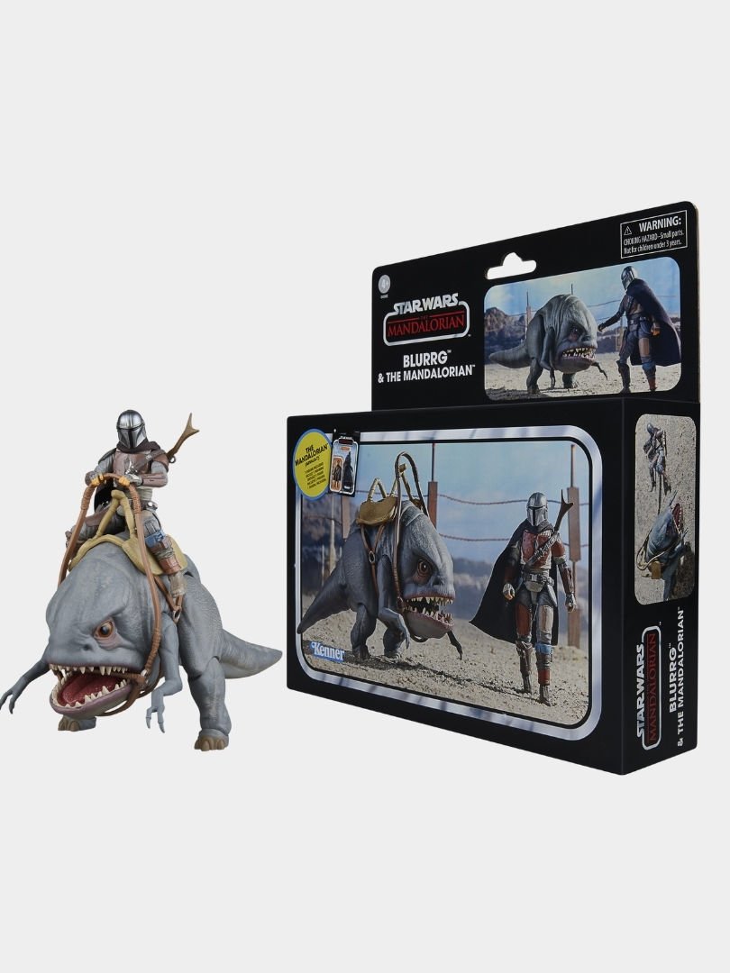 Star Wars Vintage Collection Blurrg & The Mandalorian (The