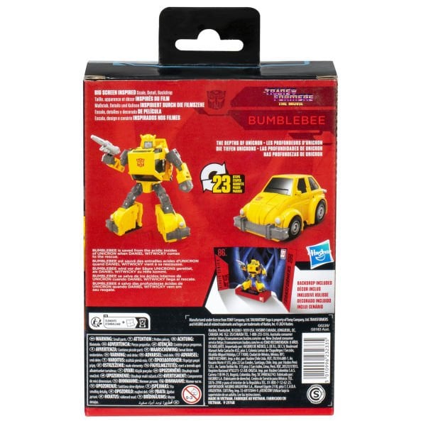 Transformers Studio Series Deluxe 86-29 Bumblebee (Transformers: The Movie) Aksiyon Figürü