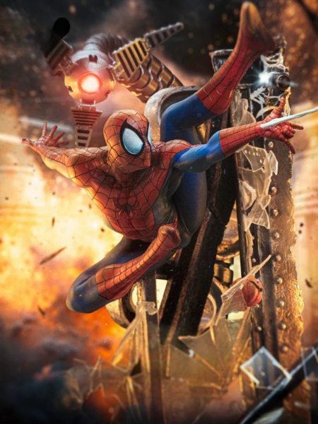 Marvel Comics - Spider-Man (10th Anniversary) 1/10 Art Scale Limited Edition Heykel