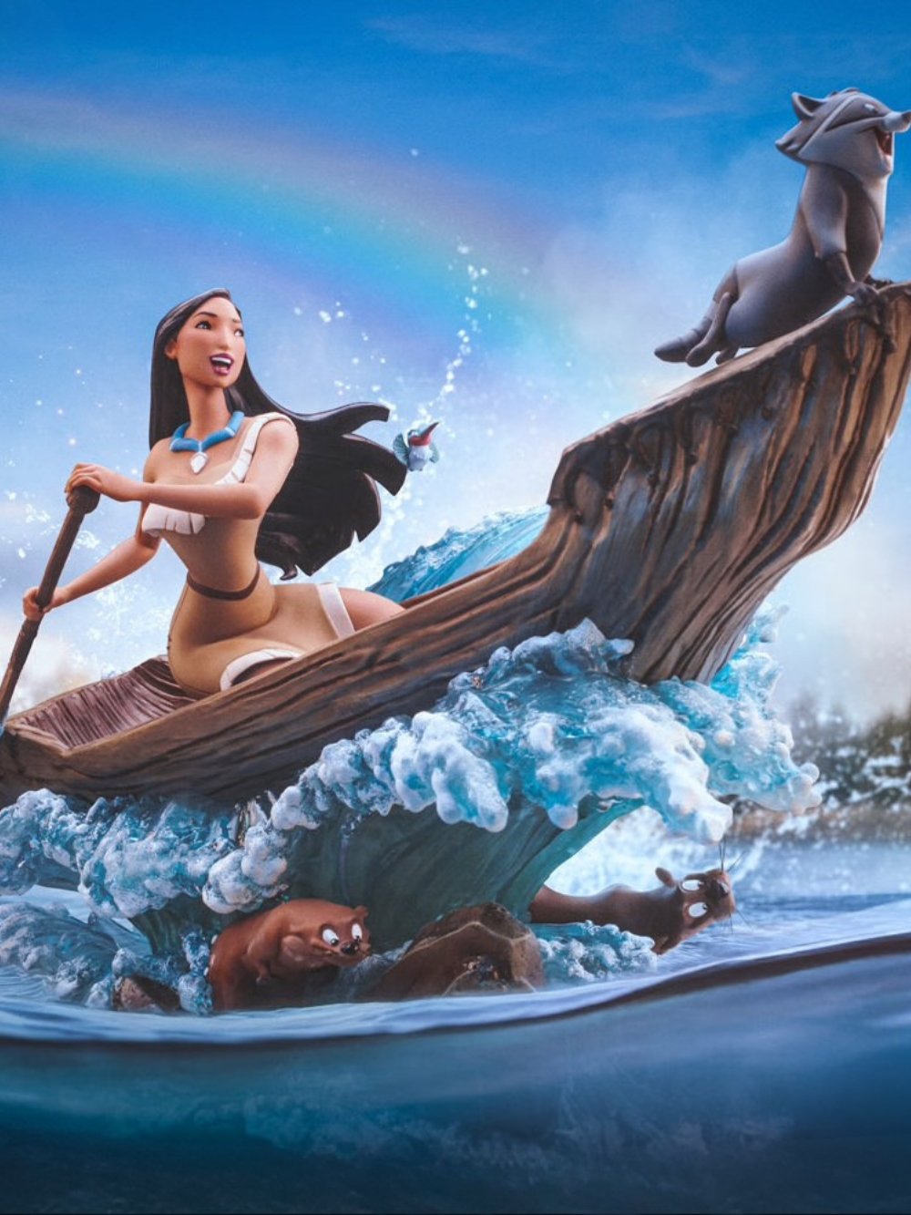 Pocahontas - Pocahontas Deluxe 1/10 Art Scale Limited Edition Heykel