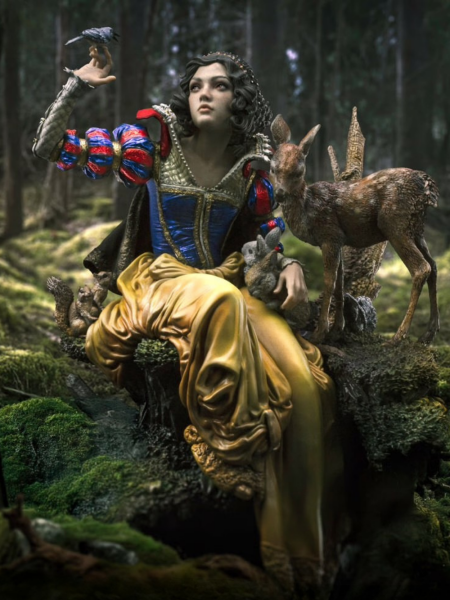 Disney Signatures - Snow White (Pamuk Prenses) by Heather Edwards Deluxe 1/10 Art Scale Limited Edition Heykel