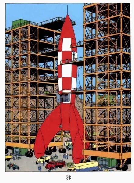 Tintin Rocket (90 cm)