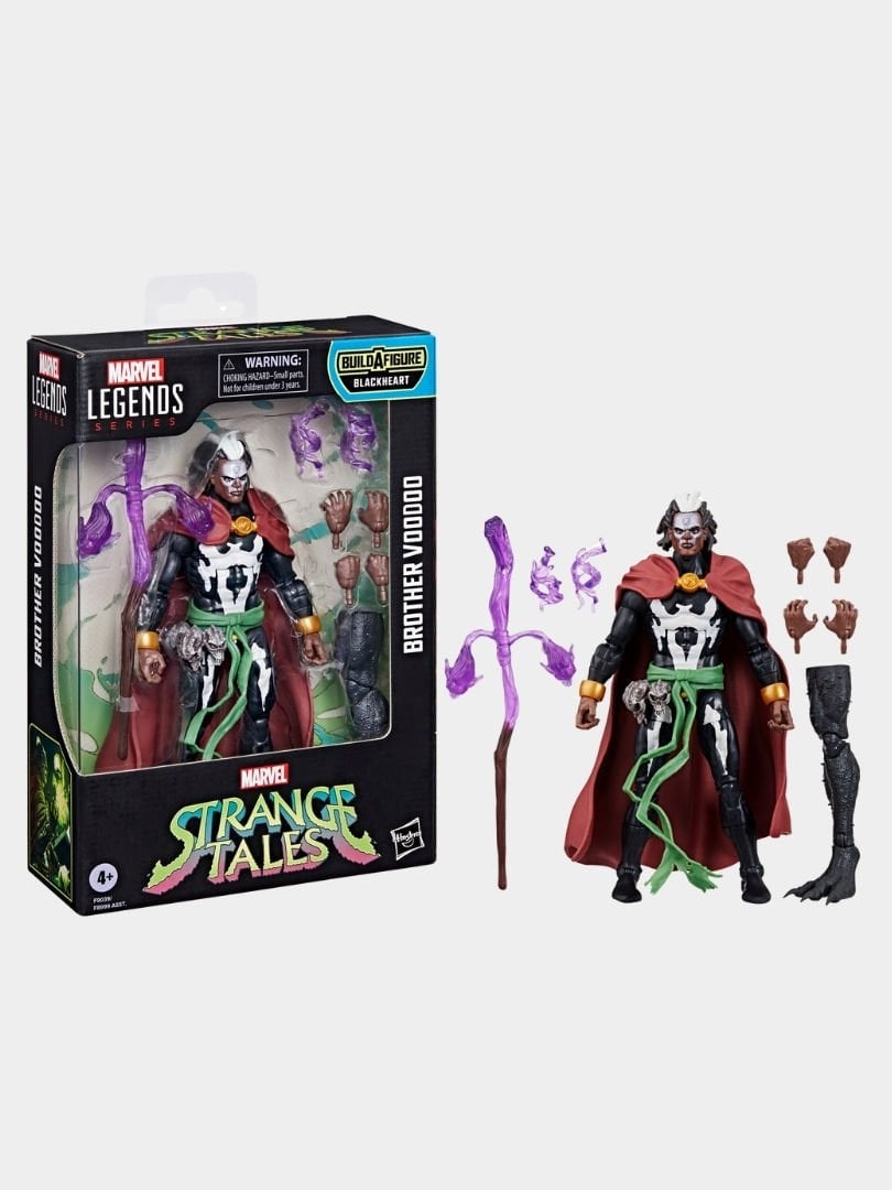 Marvel Legends Strange Tales Brother Voodoo Aksiyon Figürü (Blackheart BAF)
