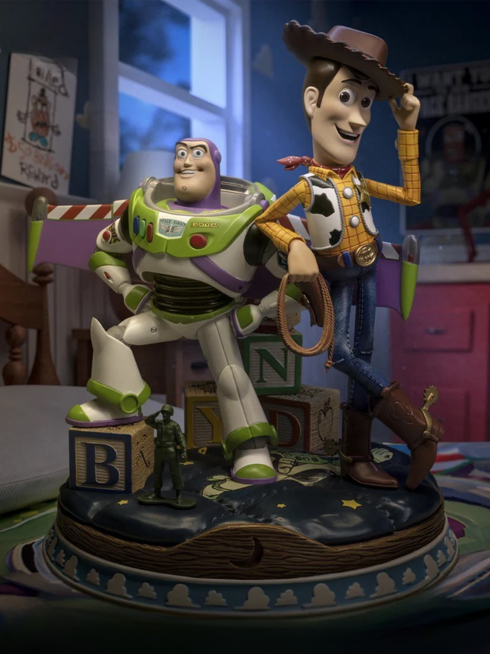 Toy Story - Buzz and Woody Deluxe 1/10 Art Scale Limited Edition Heykel