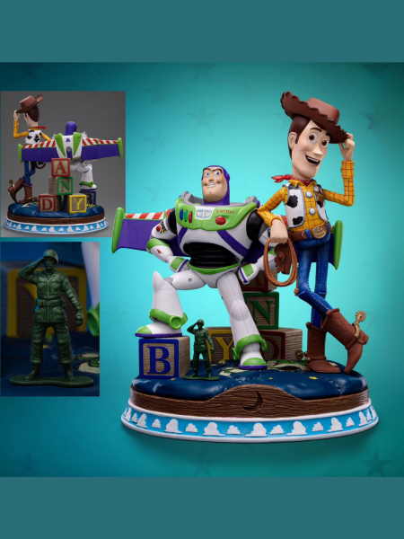 Toy Story - Buzz and Woody Deluxe 1/10 Art Scale Limited Edition Heykel