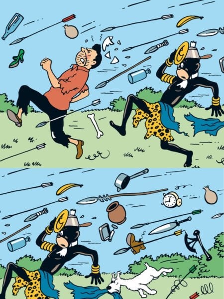 Tintin - Sorcier Muganga Resin Figür