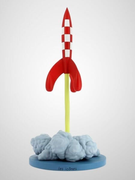 Tintin - Rocket Launch Figür, The Icons Koleksiyonu
