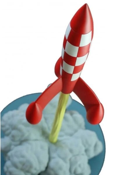 Tintin - Rocket Launch Figür, The Icons Koleksiyonu