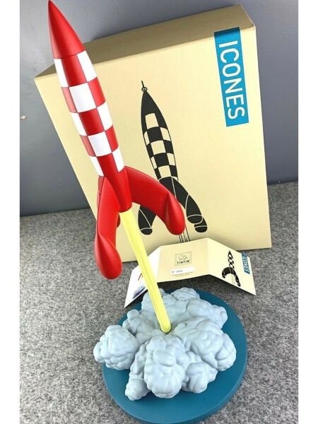 Tintin - Rocket Launch Figür, The Icons Koleksiyonu