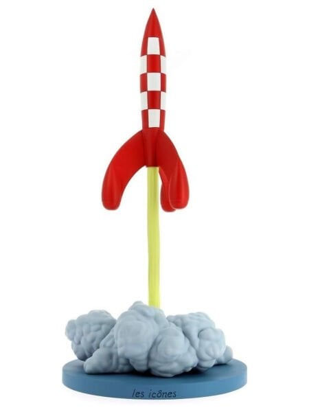Tintin - Rocket Launch Figür, The Icons Koleksiyonu