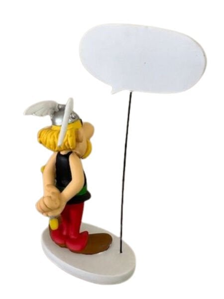 Asterix - Asterix with Speech Bubble “Ça m'énerve” Resin Figür