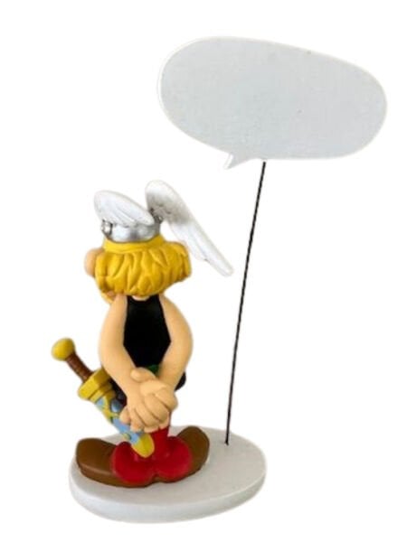Asterix - Asterix with Speech Bubble “Ça m'énerve” Resin Figür