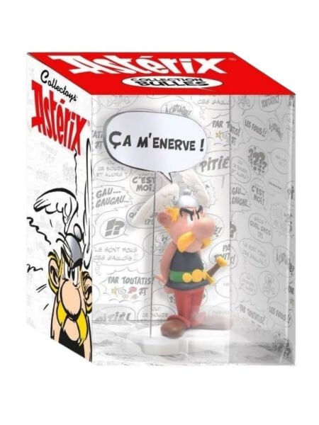 Asterix - Asterix with Speech Bubble “Ça m'énerve” Resin Figür