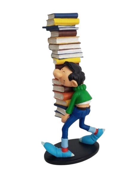 Gaston Lagaffe Pile Of Books (Gaston Portant une Pile de Livres) Heykel