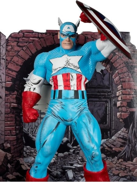 Marvel Comics - Captain America (The Amazing Spider-Man #323) 1/6 Scale Heykel (Çizgi Roman dahil)