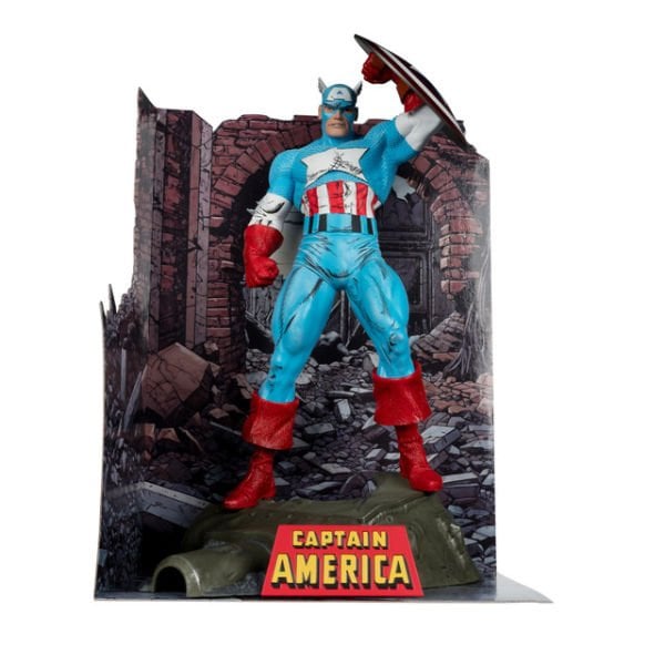 Marvel Comics - Captain America (The Amazing Spider-Man #323) 1/6 Scale Heykel (Çizgi Roman dahil)
