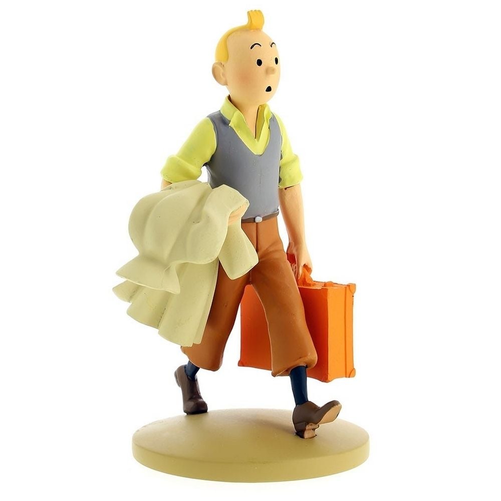 Tintin - Tintin on the Way (Tintin en Route) Resin Figür