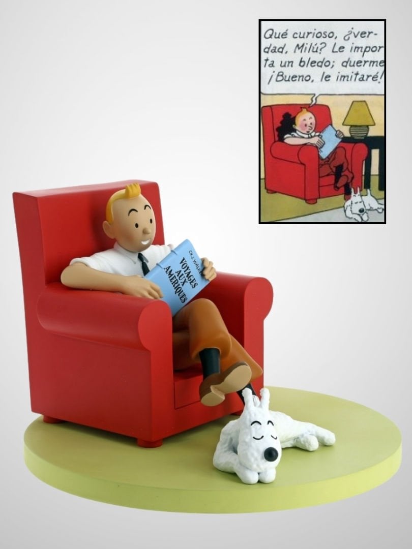 Tintin - Tintin & Milou At Home Heykel