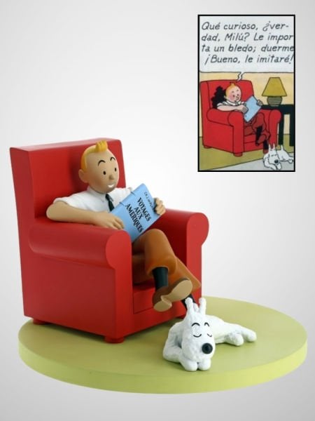 Tintin - Tintin & Milou At Home Heykel