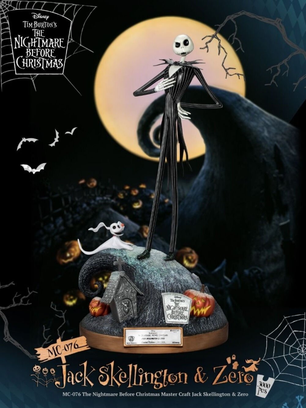 The Nightmare Before Christmas - Jack Skellington & Zero Master