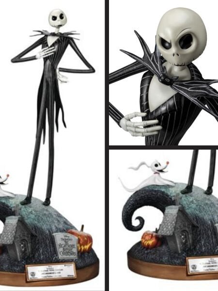 The Nightmare Before Christmas - Jack Skellington & Zero Master Craft Series Limited Edition Heykel