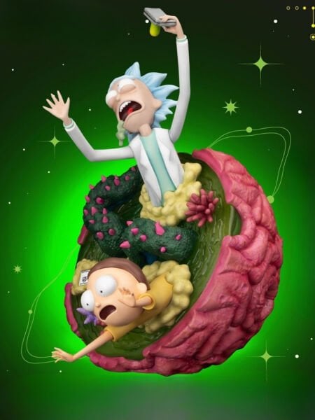 Rick and Morty - Rick and Morty Master Craft Series Limited Edition Heykel