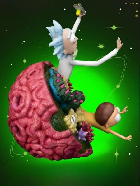 Rick and Morty - Rick and Morty Master Craft Series Limited Edition Heykel
