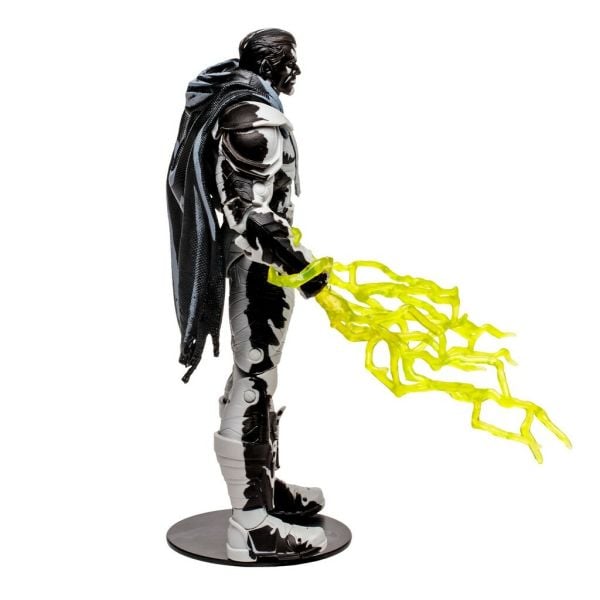 DC Comics: Black Adam Line Art Variant Action Figure with Black Adam Comic