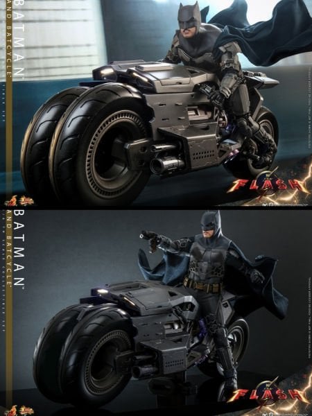 The Flash – Batman and Batcycle 1/6 Scale Koleksiyon Figür ve Araç Seti