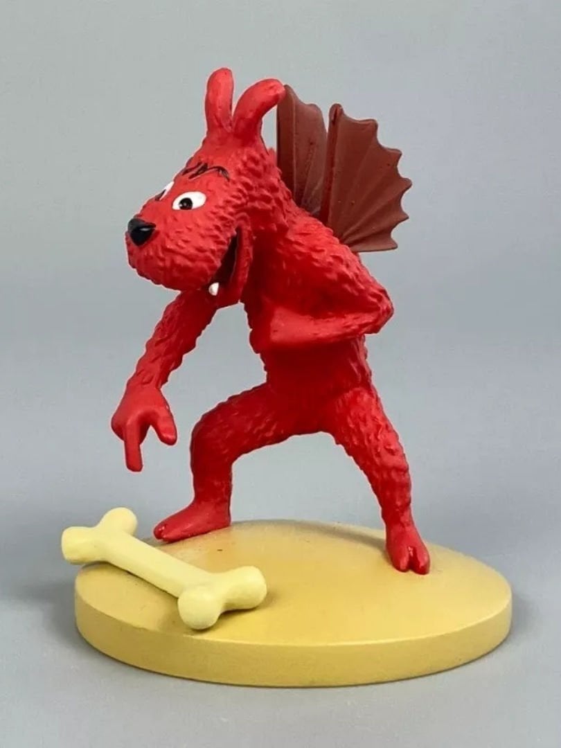 Tintin - Milou (Snowy) Demon (Milou Mi-Démon) Resin Heykelcik