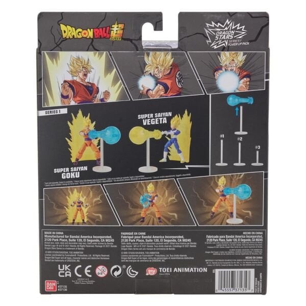 Dragon Ball Super - Super Saiyan Goku (Dragon Stars Series Power Up Pack) Aksiyon Figürü