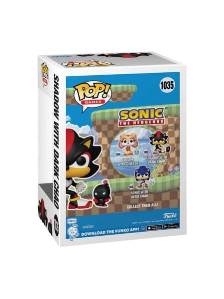 Sonic The Hedgehog - Shadow w/ Dark Chao Funko Pop & Buddy! Games Figür