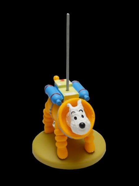 Tintin - Milou (Snowy) Cosmonaut Resin Figür