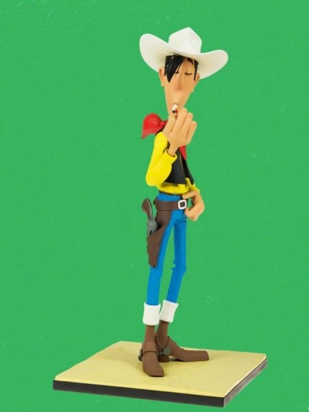 Lucky Luke (Red Kit) - Lucky Luke Lighting His Cigarette Limited Edition Heykel