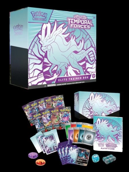Pokemon TCG: Scarlet & Violet - Temporal Forces Elite Trainer Box (Walking Wake)