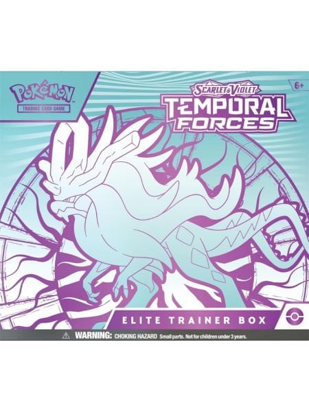 Pokemon TCG: Scarlet & Violet - Temporal Forces Elite Trainer Box (Walking Wake)