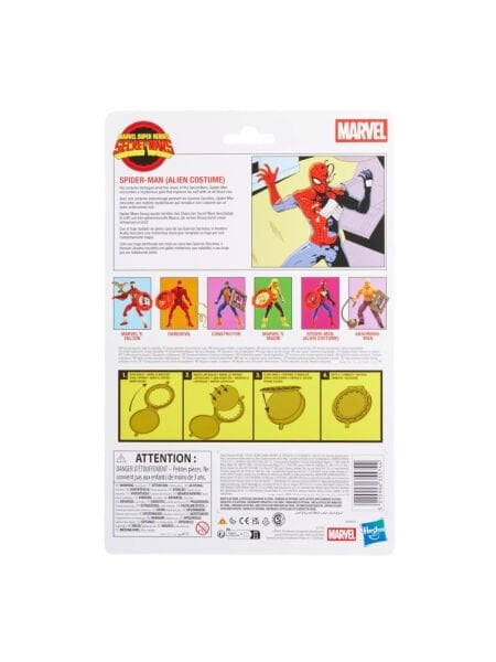Marvel Legends Secret Wars Spider-Man (Alien Costume) Aksiyon Figürü