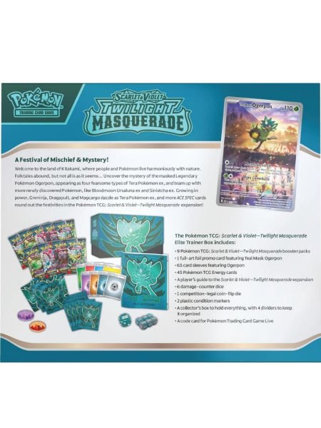 Pokemon TCG: Scarlet & Violet - Twilight Masquerade Elite Trainer Box