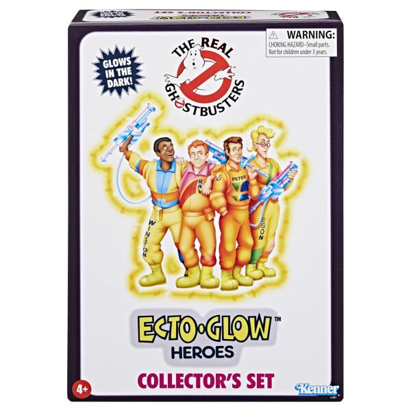 Ghostbusters Kenner Classics The Real Ghostbusters Ecto-Glow Heroes Collector’s Set