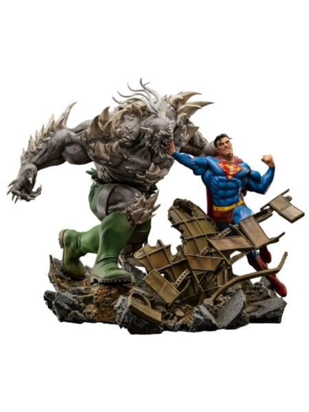 DC Comics - Superman vs Doomsday 1/10 Art Scale Limited Edition Exclusive Diorama Heykel