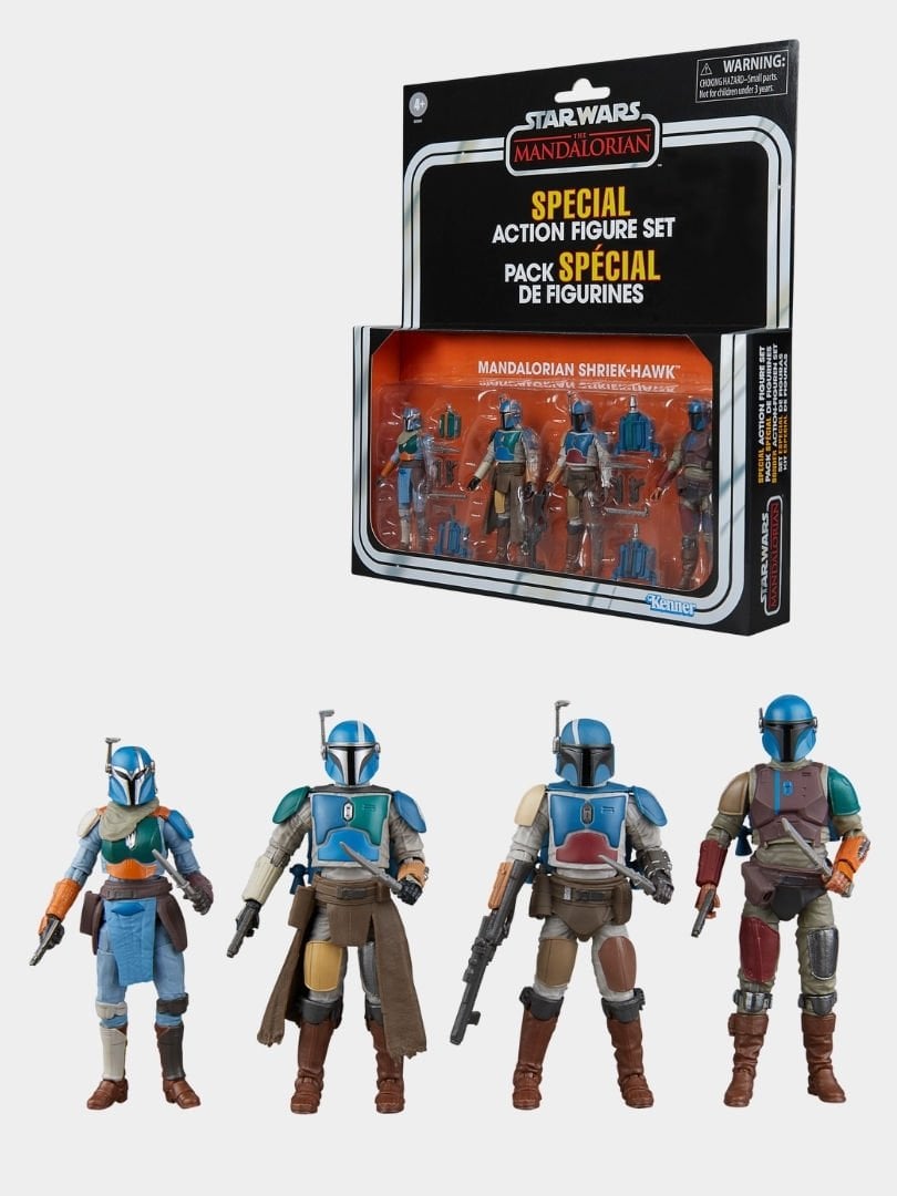 Star Wars Vintage Collection Mandalorian Shriek-Hawk (The Mandalorian) 4'lü Aksiyon Figür Seti
