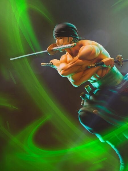 One Piece - Zoro Anime Figür, Super Figure Collection