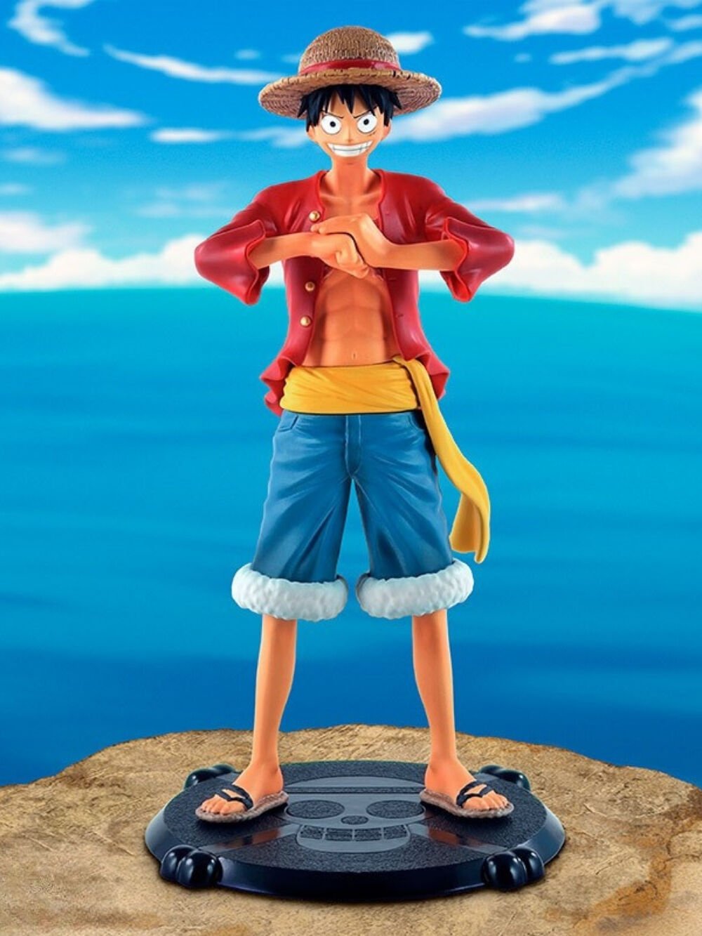 ONE PIECE MONKEY D. LUFFY フィギュア One Piece - Monkey D. Luffy Anime Figür, Super Figure Collection