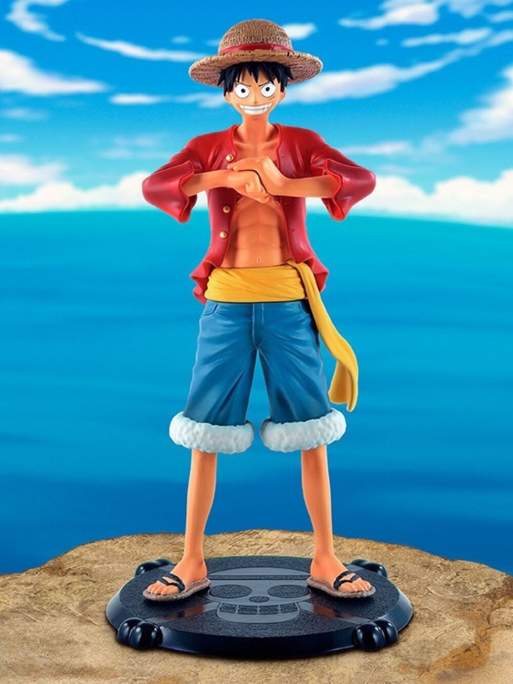 One Piece - Monkey D. Luffy Anime Figür, Super Figure Collection