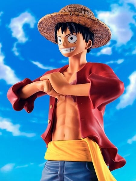 One Piece - Monkey D. Luffy Anime Figür, Super Figure Collection