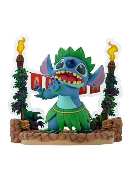 Lilo and Stitch - Stitch Hula Dance Figür, Super Figure Collection Mini Scene Series