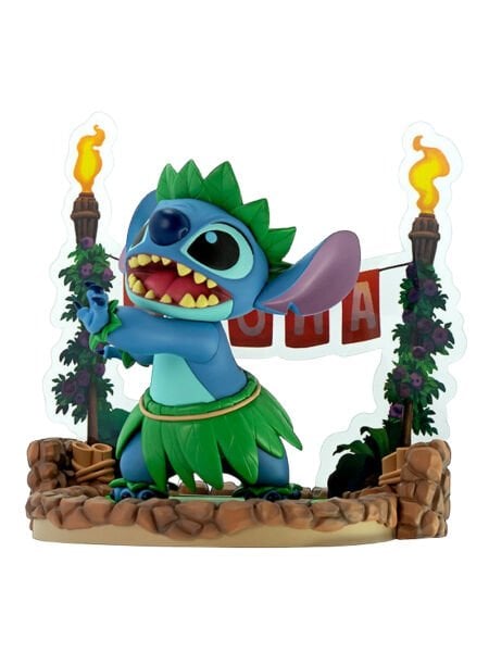 Lilo and Stitch - Stitch Hula Dance Figür, Super Figure Collection Mini Scene Series