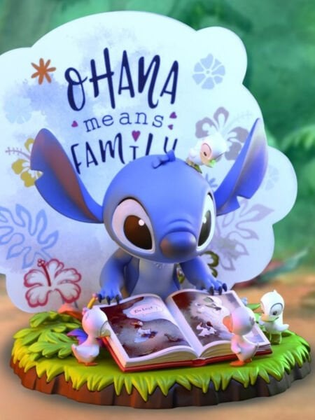 Lilo and Stitch - Stitch Ohana Figür, Super Figure Collection Mini Scene Series